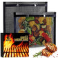 BBQ Mesh Grill Bags - 12 X 9.5 Inch Reusable Grilling Pouches for Grills