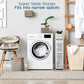 Storage Cabinet Floor Standing Toilet Paper Organizer Shelves with Door Bathroom