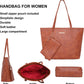 Tote Bags Vegan Leather Purses and Handbags for Women Top Handle Ladies Shoulder Bags