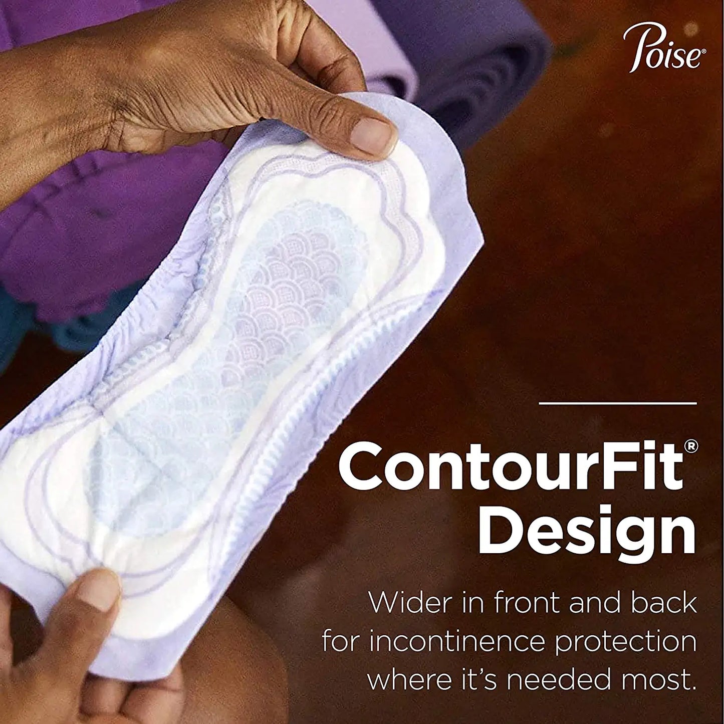 Poise Incontinence Pads, Light Absorbency, Regular Length, 120 Count (4 Packs of 30), Packaging May Vary