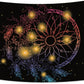 Dream Catcher Tapestry for Bedroom Aesthetic,Fantasy Boho Dreamcatcher Feather Tapestry Wall Hang Mystic Starry Star Moon Tapestry for Girl Living Room Dorm Decor 59.1X51.2 Inches
