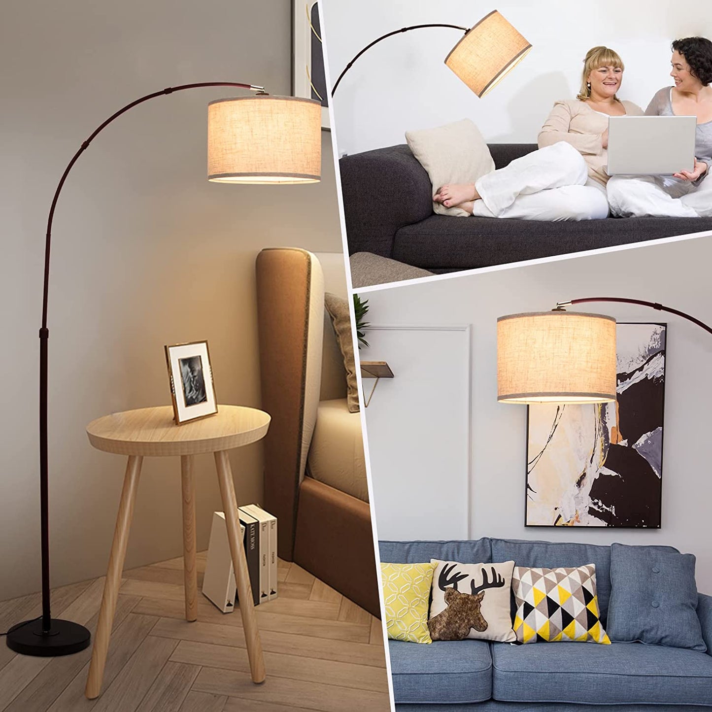 Arc Floor Lamp Fully Dimmable Modern