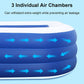 Inflatable Pool,  Swimming Pool for Kids and Adults, 120" X 72" X 22" Oversized Thickened Family Inflatable Pool for Kids, Toddlers, Adults, Outdoor, Garden, Backyard, Summer Water Party