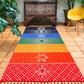 Chakra Yoga Mat Meditation Rug Beach Towels Sunscreen Shawl Spiritual Reiki Chakras Wall Tapestry Decor Boho Throw Blanket 59 In