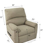 Reversible Quilted Recliner Sofa Cover, Water Resistant Slipcover Furniture Protector, Washable Couch Cover with Elastic Straps for Kids, Dogs, Pets (Recliner, Brown/Beige)