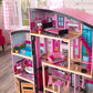 Shimmer Mansion Wooden Dollhouse, over 4 Feet Tall, Lights & Sounds and 30 Pieces
