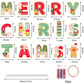 Homify Christmas Outside Decorations for Yard with Light String - 15 Pack Xmas Letters Yard Sign Large Yard Stakes Decor- Holiday Outdoor Signs for Home Lawn Pathway Walkway