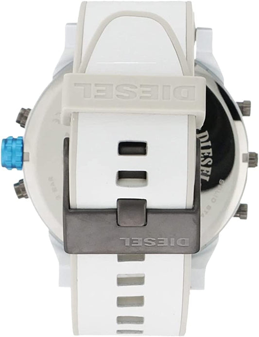 Men'S Mr. Daddy 2.0 Chronograph White-Tone Stainless Steel Watch DZ7419