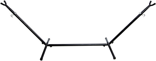 Double Hammock with Space Saving Steel Stand and Portable Carrying Case, 450-Pound Capacity