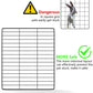 Pet Playpen, Small Animal Cage Indoor Portable Metal Wire Yd Fence for Small Animals, Guinea Pigs, Rabbits Kennel Crate Fence Tent, Black, (12Panels)
