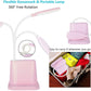 LED Desk Light Rechargeable Bedside Reading Lamp Dimmable Table Touch Control US