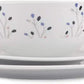 18-Piece Kitchen Dinnerware Set, Plates, Dishes, Bowls, Service for 6, Branches