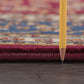 Kirsten Traditional Oriental Red Scatter Mat Rug, 2' X 3'