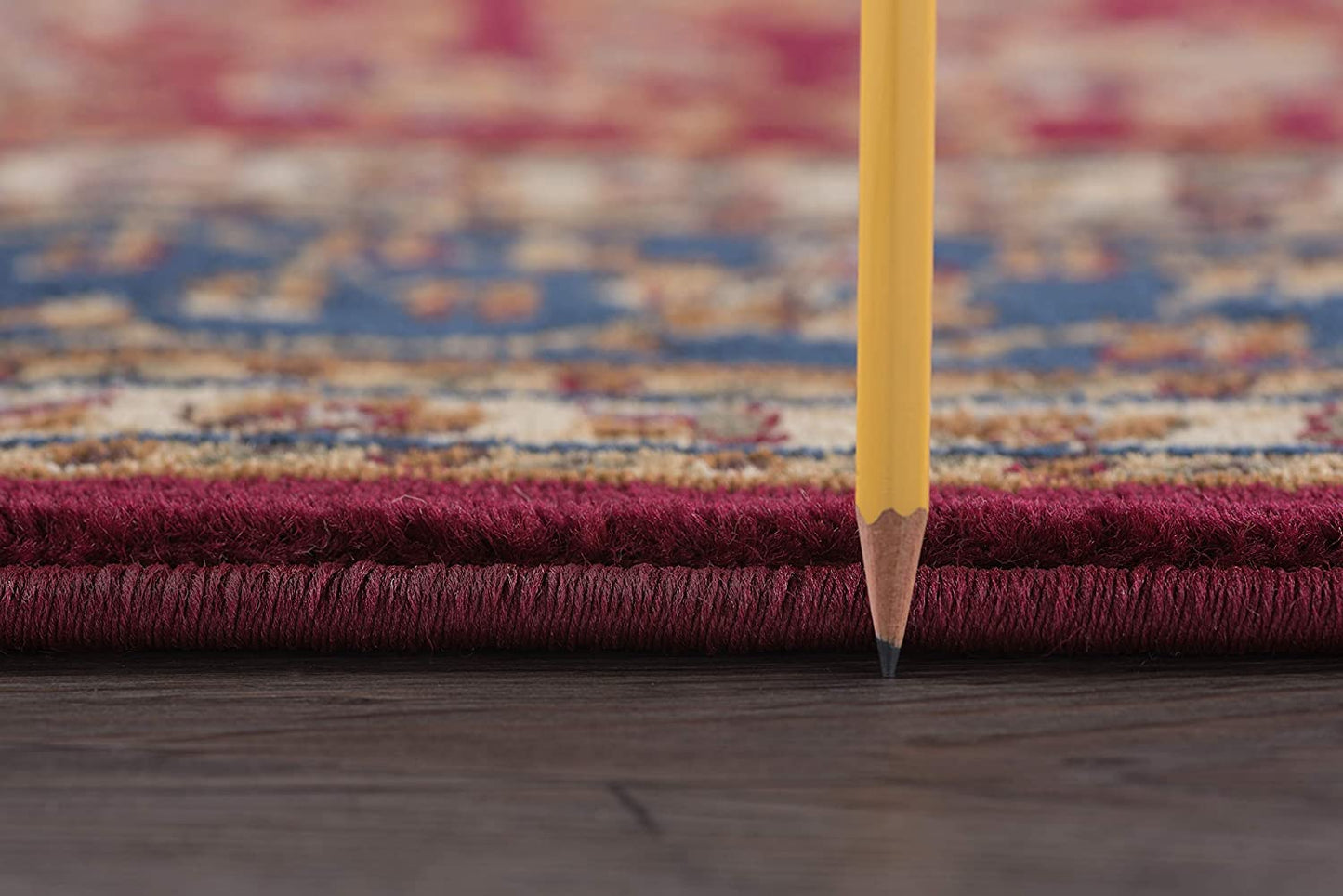 Kirsten Traditional Oriental Red Scatter Mat Rug, 2' X 3'