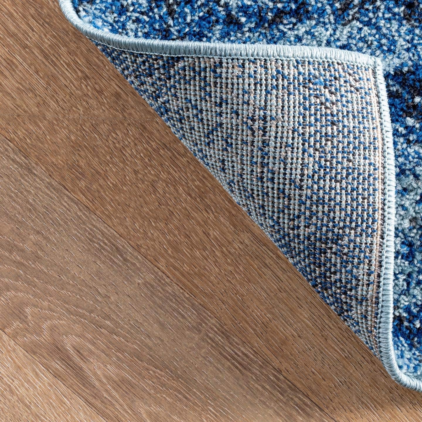 Alayna Abstract Area Rug, 5' X 7' 5", Blue