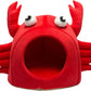 Self-Warming Crab Pet House Bed 2 in 1 Foldable Cushion Mat for Dogs and Cats, 14.6 X 14.6 Inches