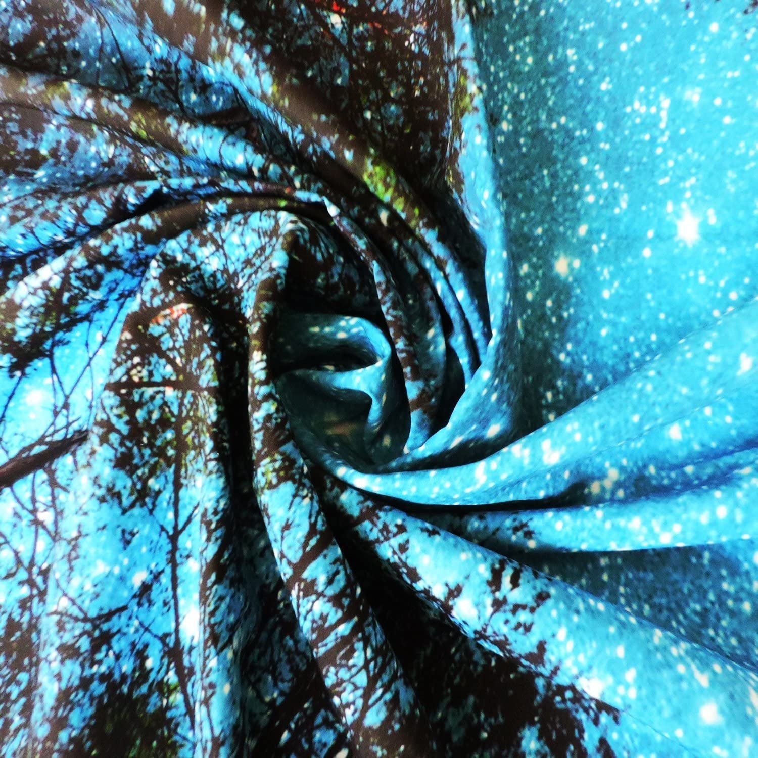 Forest Starry Tapestry Wall Hanging 3D Printing Forest Tapestry Galaxy Tapestry Forest Milky Way Tapestry Tree Tapestry Night Sky Tapestry Wall Tapestry for Dorm Living Room Bedroom (M, 4#Forest Star)