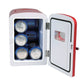Frigidaire Portable Retro Extra Large 9-Can Capacity Mini Refrigerator, EFMIS175, Red