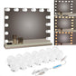 SICCOO Makeup Vanity Lights for Mirror, Hollywood Style LED Vanity Mirror Lights with 14 Dimmable Bulbs, USB Cable, White