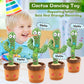 Singing Cactus Plush Toy Glow Dancing Electronic Recording Funny Song Fun Toy US