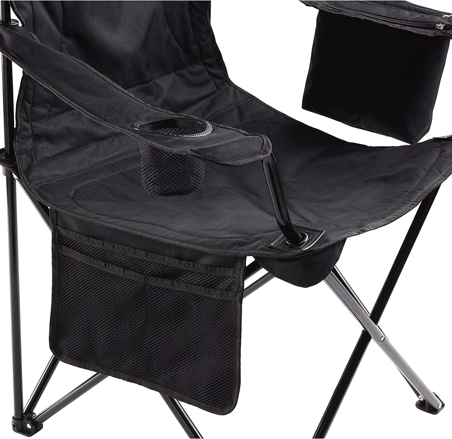 Camping Chair with Built-In 4 Can Cooler