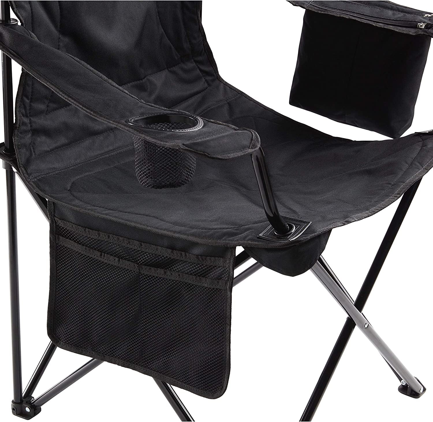 Camping Chair with Built-In 4 Can Cooler