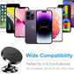 【2-Pack】Magnetic Phone Holder for Car, [ Super Strong Magnet ] [ with 4 Metal Plate ] Iphone Magnetic Car Mount for Cell Phone, [ 360° Rotation ] Universal Dashboard Car Mount Fits All Smartphones