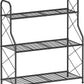 Plant Stand Rack 3 Tier Indoor Outdoor Multiple Holder Shelf,Black