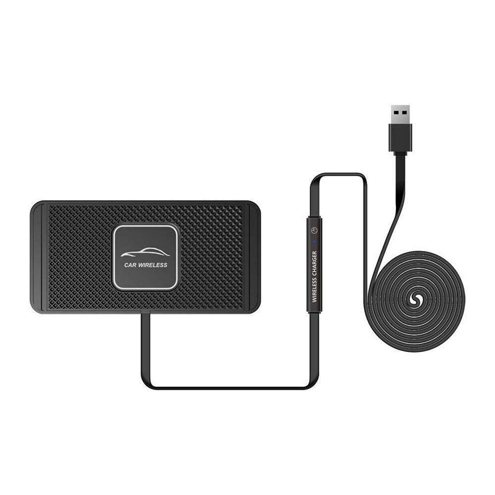 QI Wireless Phone Charger for Car Fast Charging Mat for Iphone Android Universal
