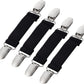 Winter Mitten Clips Elastic Stainless Steel Gloves Clips for Toddler Kids Adults Dress Cinch Sweater Cardigan Shawl Clip
