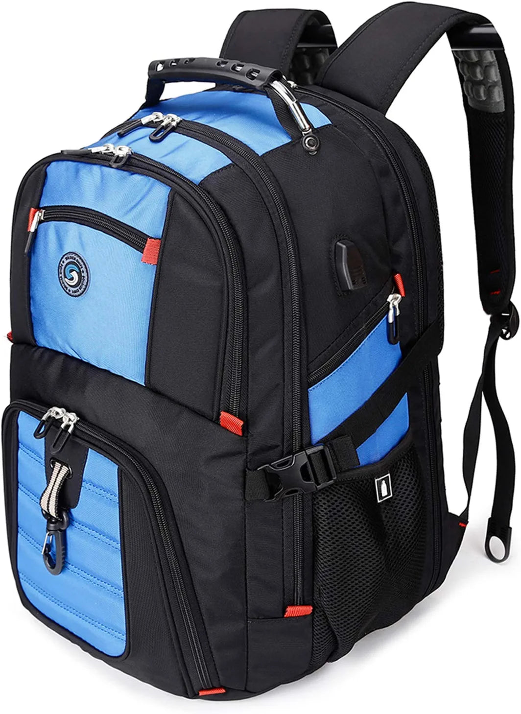 Extra Large 52L Travel Laptop Backpack with USB Charging Port Fit 17 Inch Laptops for Men Women