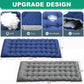 Sleeping Cots Bed with Mattress & Pillow, Portable Folding Bed Cot, Folding Camping Cot, Adjustable 4-Position Folding Lounge Chair