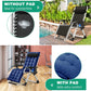 ABORON Zero Gravity Chair, Lawn Recliner, Reclining Patio Lounger Chair, Folding Portable Chaise, with Soft Cushion, Cup Holder, Adjustable Headrest