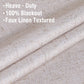 Linen Blackout Curtains 84 Inches Long 100% Absolutely Blackout Thermal Insulated Textured Linen Look Curtain Draperies Anti-Rust Grommet, Energy Saving with White Liner, 2 Panels, Natural