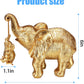 Elephant Statue. Gold Elephant Decor Brings Good Luck, Health, Strength. Elephant Gifts for Women, Mom Gifts. Decorations Applicable Home, Office, Bookshelf TV Stand, Shelf, Living Room