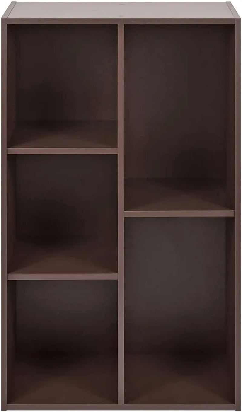 5-Cube Organizer Bookcase, Espresso