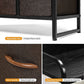 Dresser with 7 Drawers, Tall Dresser with Wood Top, 3-Tier Dresser Changeable Fabric Dresser Organizer Unit for Bedroom/Living Room/Closets，Multicolor