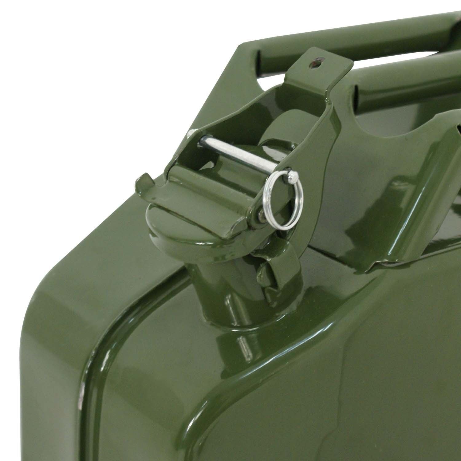 4X Jerry Can 20L Gas Metal Steel Tank Emergency Caddy Army Military 5 Gallon