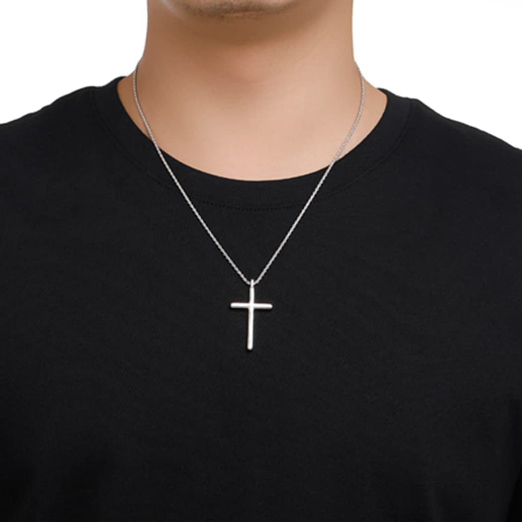 Cross Pendant Necklace Cross Penadat Necklaces Chain Dainty Prayer Jewelry for Women and Girls