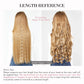 REECHO Invisible Wire Hair Extensions with Transparent Headband Adjustable Size Removable Secure Clips in Curly Wavy Secret Hairpiece for Women 20 Inch - Chestnut Brown with Blonde Hightlights