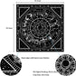 12 Constellation Tapestry Moon Star Sun Celestial Tapestry Black and White Tarot Tapestries Hippie Boho Tapestry for Room(59.1 X 59.1 Inches)