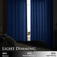 Blue Velvet Curtains Blackout - Warm Soft Velvet Curtains Thermal Insulated Privacy Panels for French Door / Parlor, Royal Blue, W52 X L96 Inches, 2 Panels