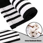 Hallway Runner Rug 2'X6', Black/White Rug Machine Washable Striped Kitchen Rug Runner Cotton Woven Indoor/Outdoor Rugs Laundry Room Rug Entryway Rug for Farmhouse/Bedroom/Bathroom