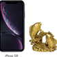 BRABUD Chinese Handmade Brass Small Arowana Golden Fish Statue Home Decor Gift 3''(H) BS054
