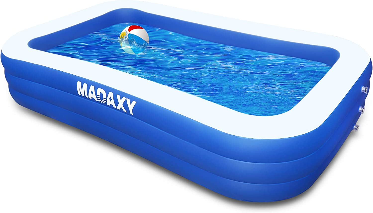 Inflatable Pool,  Swimming Pool for Kids and Adults, 120" X 72" X 22" Oversized Thickened Family Inflatable Pool for Kids, Toddlers, Adults, Outdoor, Garden, Backyard, Summer Water Party