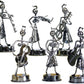 Little Iron Art Musician Creative Men/Women Music Band Crafts Home Office Desk Decoration Birthday Gift 8 Pack (Woman)