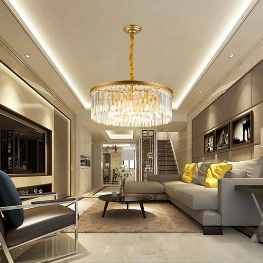 Datingday Luxury crystal chandelier modern style chandelier 4 floors ceiling chandelier
