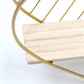 Gold Wall Shelf Metal Heart Floating Shelves Bedside Cute Romantic Modern Wall Cute Unique Gifts for Nursery Room Kids Children Room Bedroom Bathroom Living Room…
