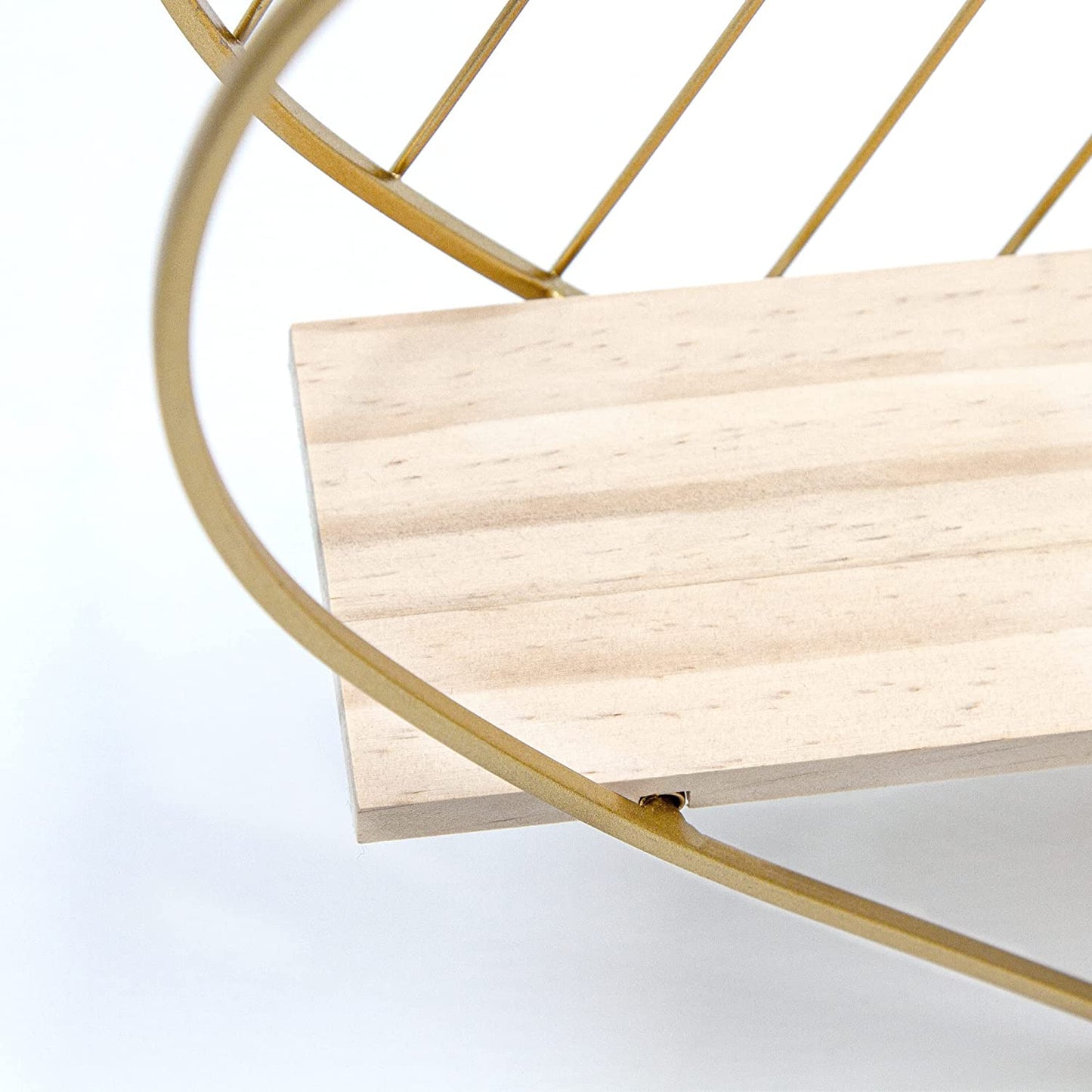 Gold Wall Shelf Metal Heart Floating Shelves Bedside Cute Romantic Modern Wall Cute Unique Gifts for Nursery Room Kids Children Room Bedroom Bathroom Living Room…