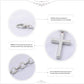 Cross Pendant Necklace Cross Penadat Necklaces Chain Dainty Prayer Jewelry for Women and Girls